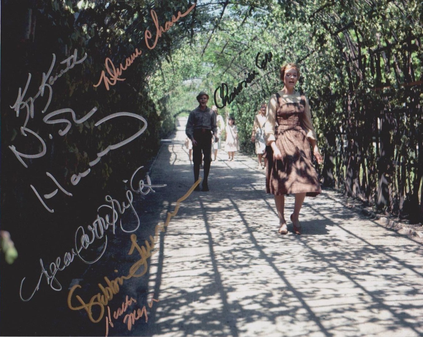 The Sound of Music Photo – SIGNED IN PERSON BY ALL 7 VON TRAPP KIDS!! RARE!!! G5