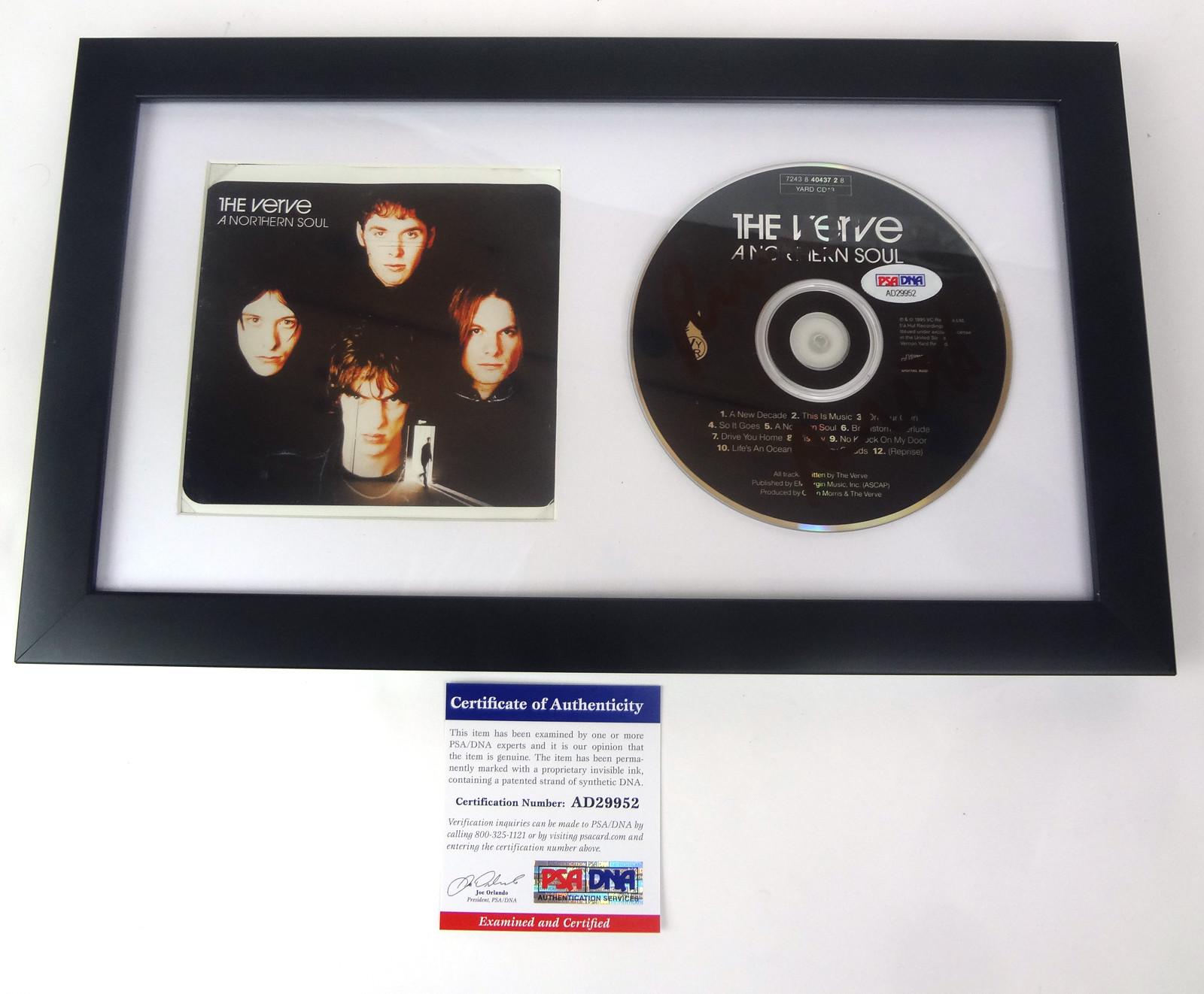 Richard Ashcroft The Verve Signed Autograph A Northern Soul CD PSA/DNA COA B
