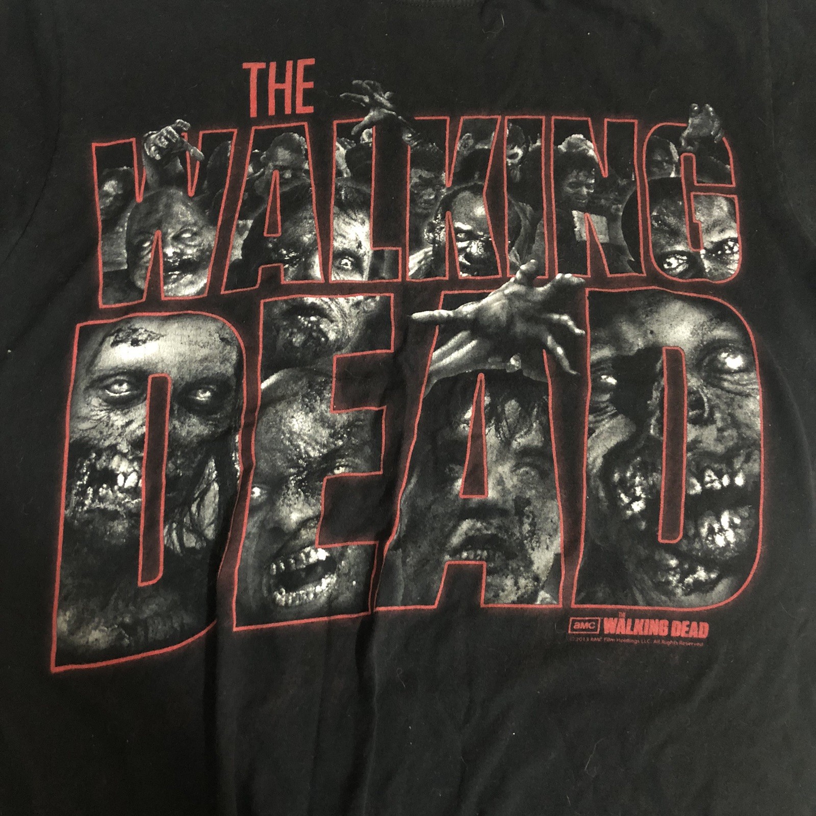 The Walking Dead Zombies Black Small S T-Shirt AMC 2013 Sh2