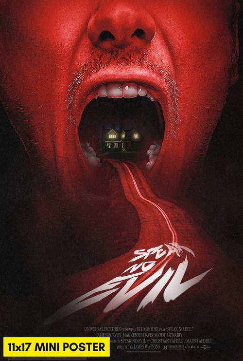Speak No Evil (2024) Movie Poster 11 x 17 Horror Blumhouse James McAvoy