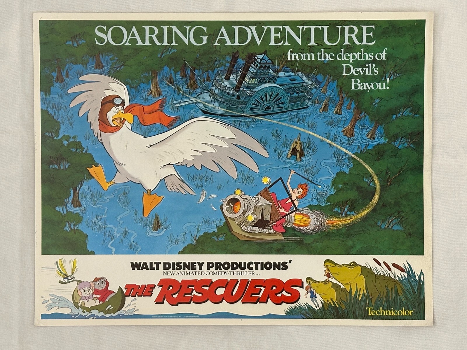 THE RESCUERS 11X14 Lobby Card