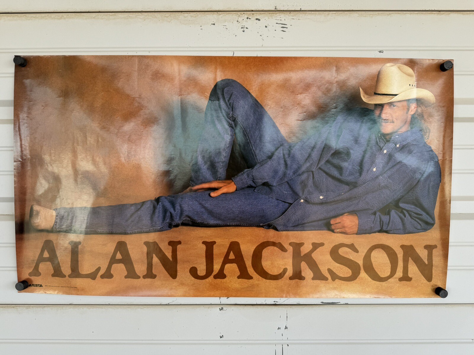 Alan Jackson Poster Original 1994 Promo 35×19 Country RARE