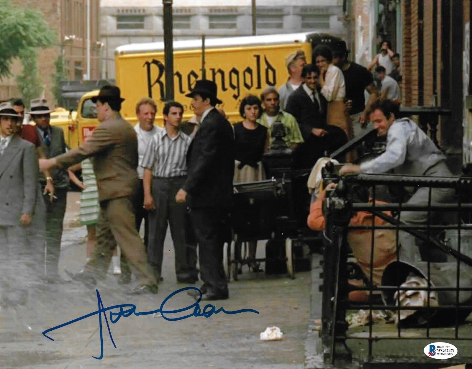 James Caan Signed 11×14 The Godfather Sonny Carlo Fight Photo Beckett Witnessed