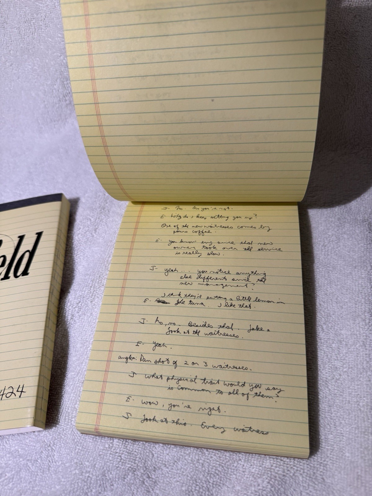 Seinfeld The Pilot Commemorative Script from DVD box set – Free Shipping