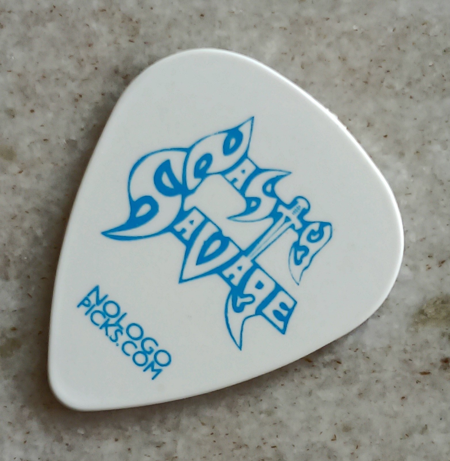 NASTY SAVAGE – Abstract Reality / Authentic, Original & RARE Tour Guitar Pick