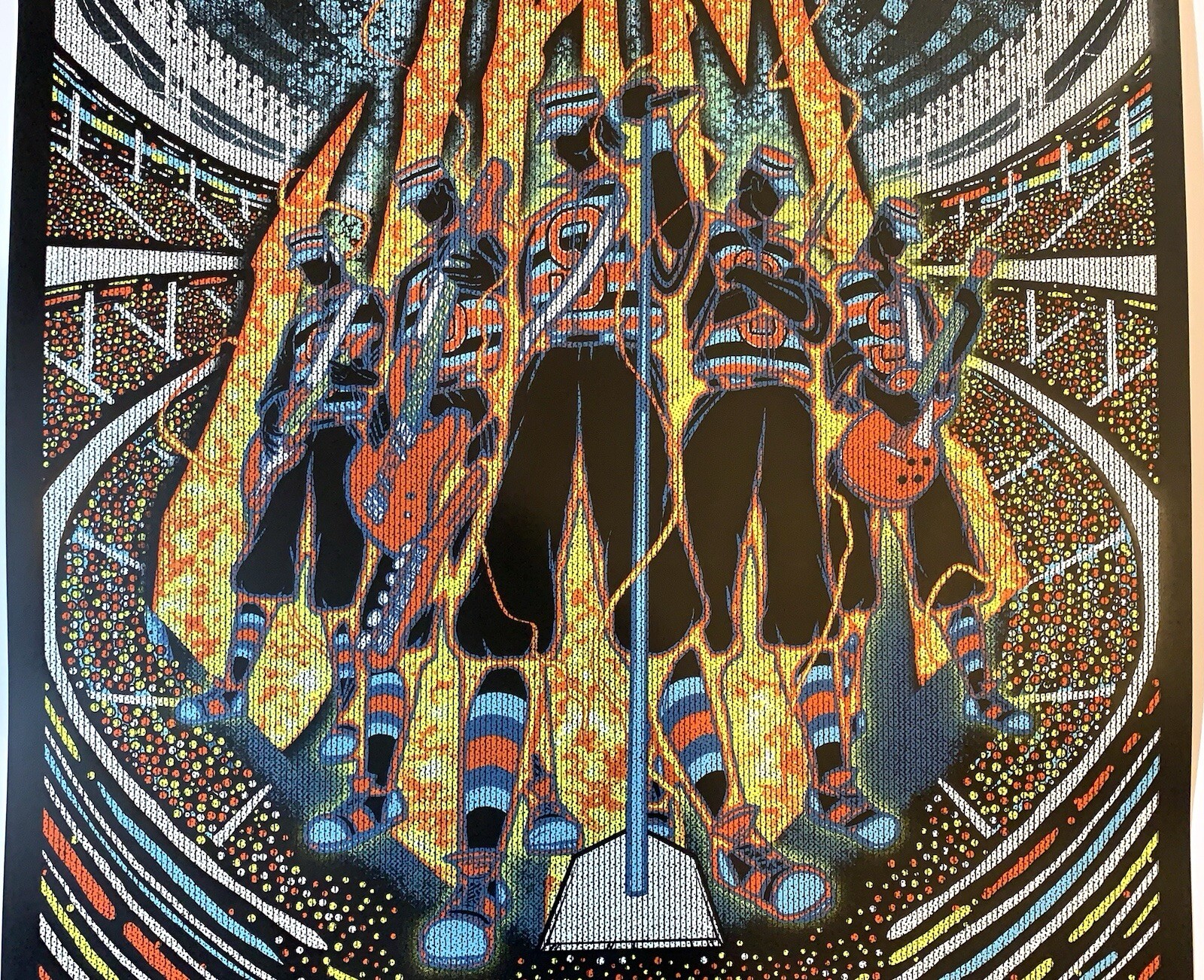 Pearl Jam Poster Chicago 2024 Wrigley Field Klausen art pj concert tour