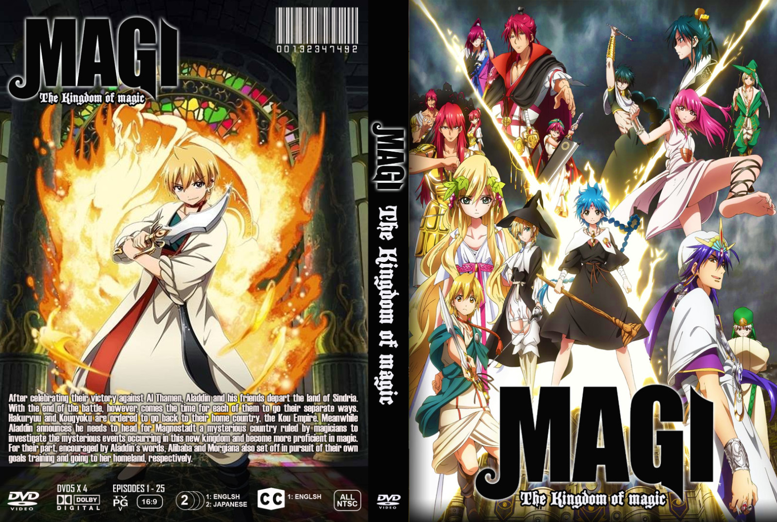 ANIME MAGI The Kingdom of Magic EPISODE 1-25 Dual Audio English and Japanese