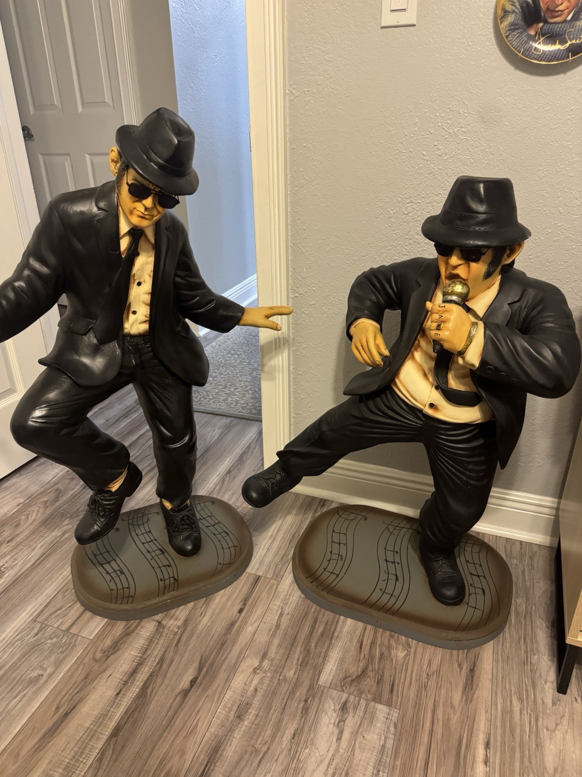 Vintage Blues Brothers Life Size Statue Display Figures John Belushi Dan