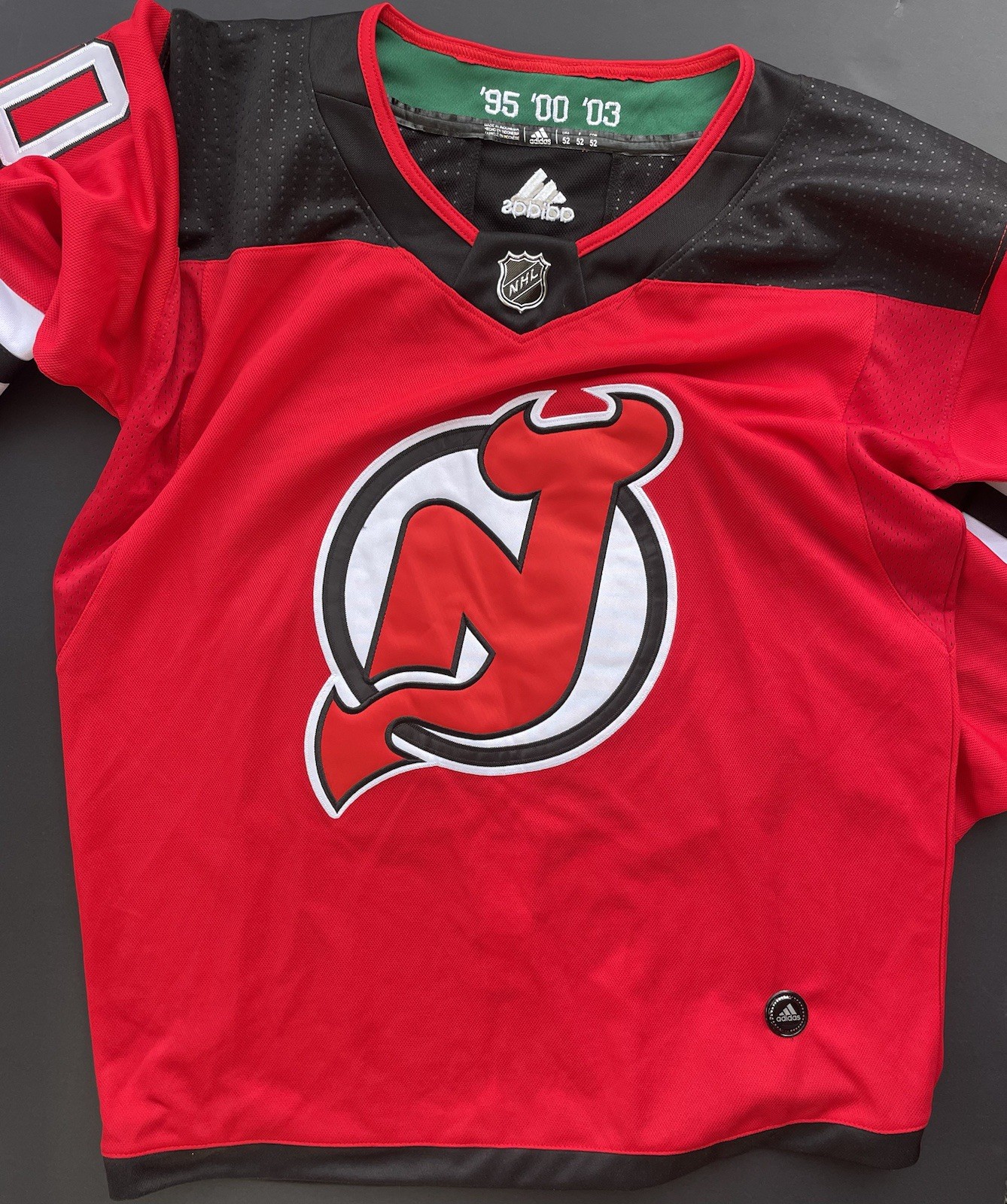Patrick Warburton Signed Autographed Puddy New Jersey Devils Jersey Seinfeld Psa