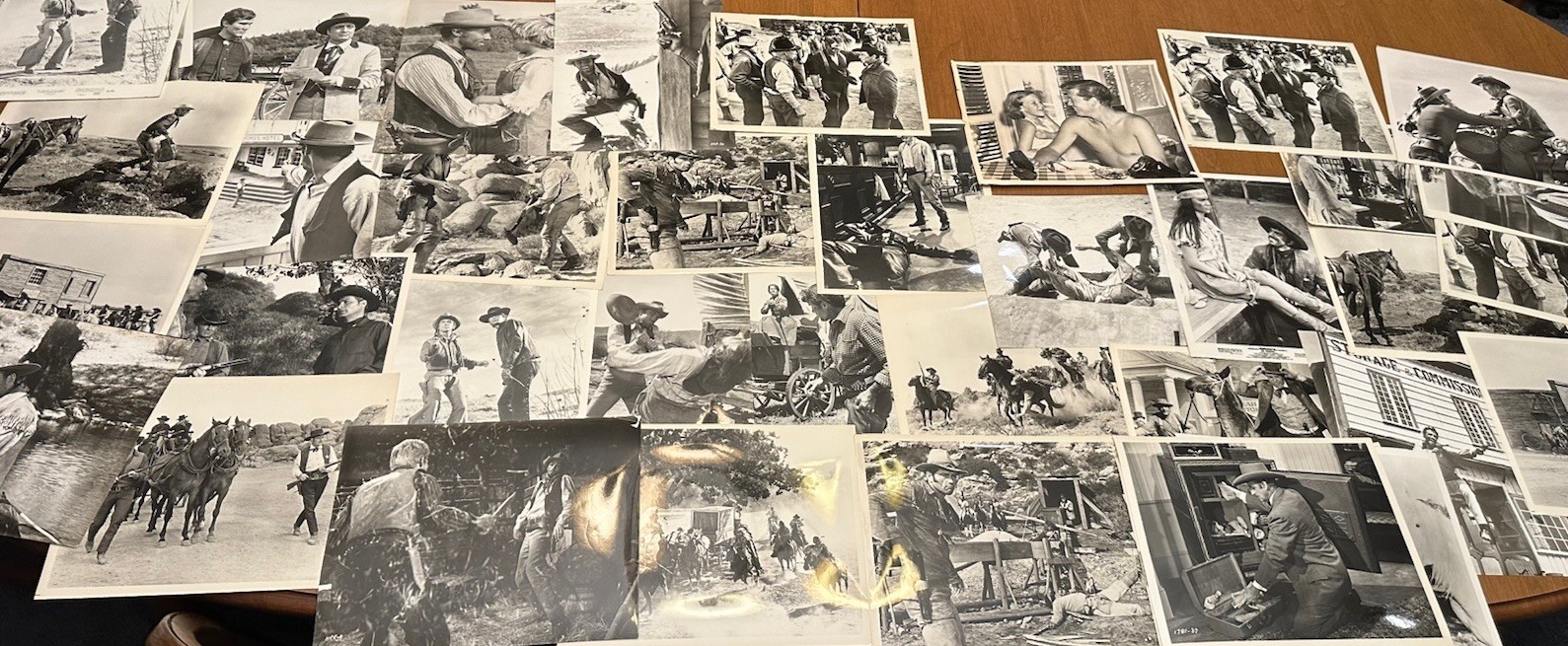 Large lot of 50+ ORIGINAL OLD WESTERN MOVIE 8 x 10 STILL PHOTOS, film stars