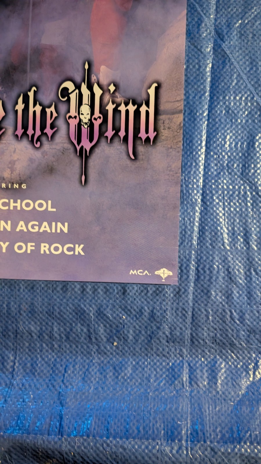 SPINAL TAP “BREAK LIKE THE WIND” Original Promo Poster 1992, 14” X 30”