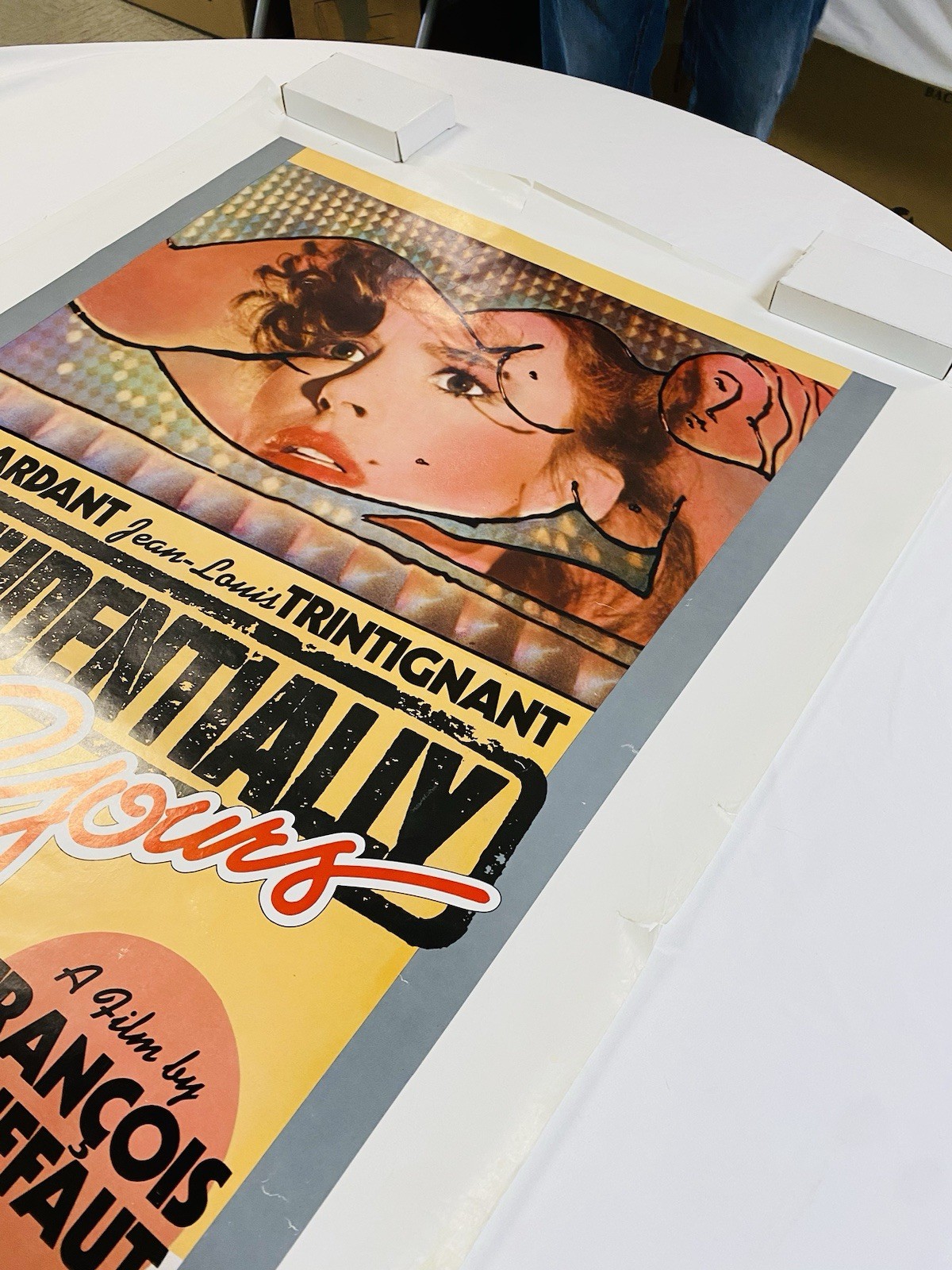 1983 CONFIDENTIALLY YOURS ROLLED PRINTERS PROOF NSS 30×43 ORIGINAL MOVIE POSTER