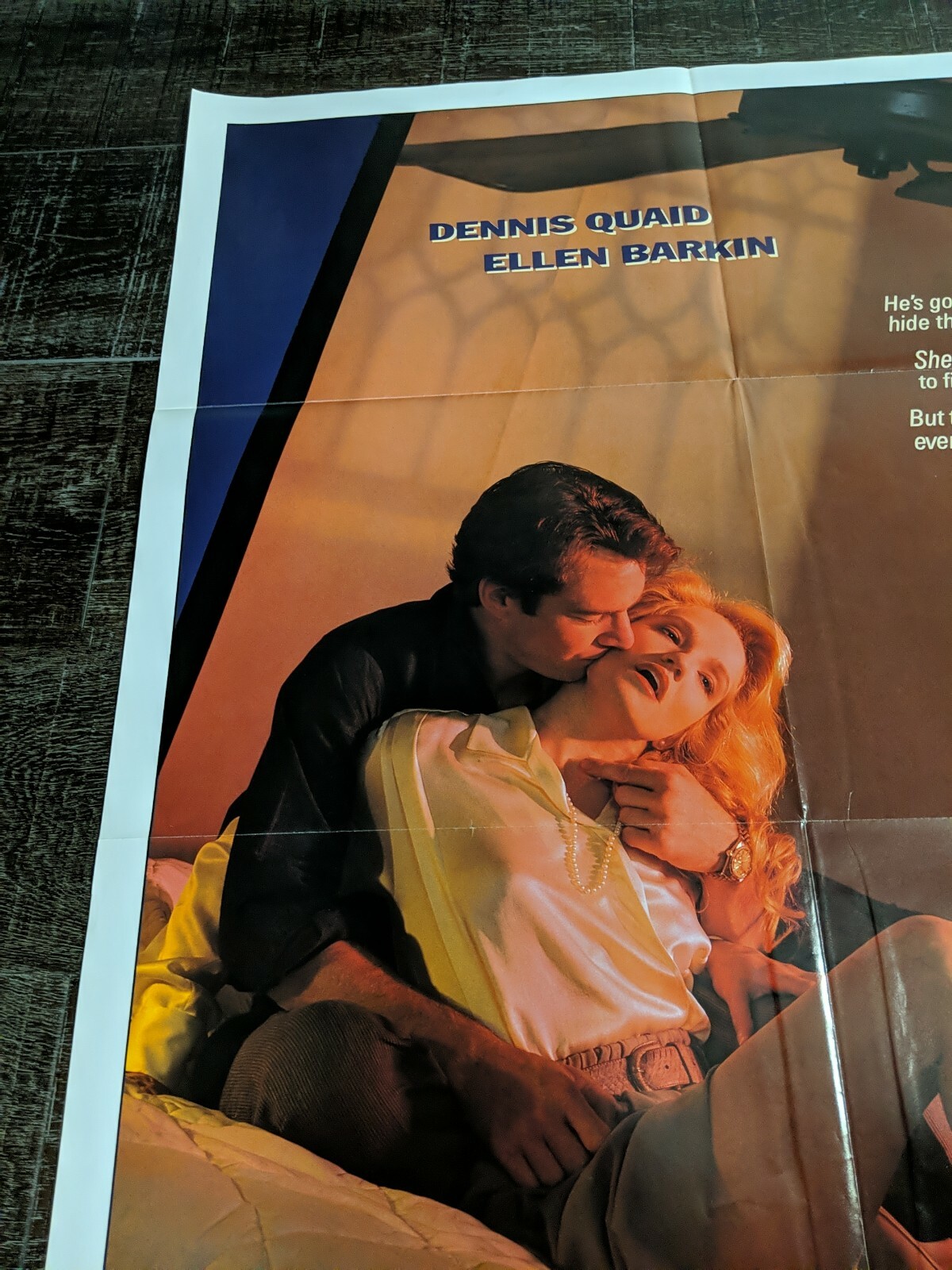 The Big Easy 1987 Original 1 Sheet Movie Poster 27″ x 41″ (F/VF) Folded