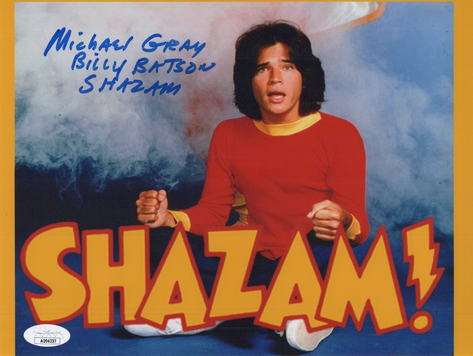 MICHAEL GRAY Hand Signed SHAZAM! 8×10 Photo BILLY BATSON Autograph JSA COA Cert