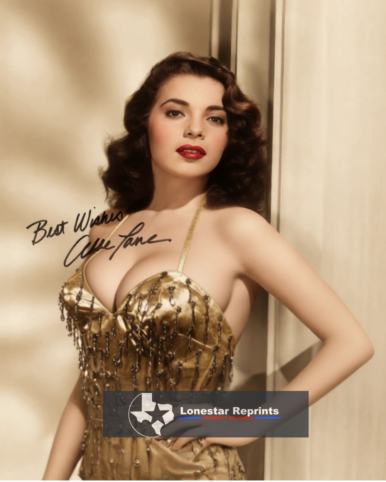 Abbe Lane Signed 8×10 Reprint