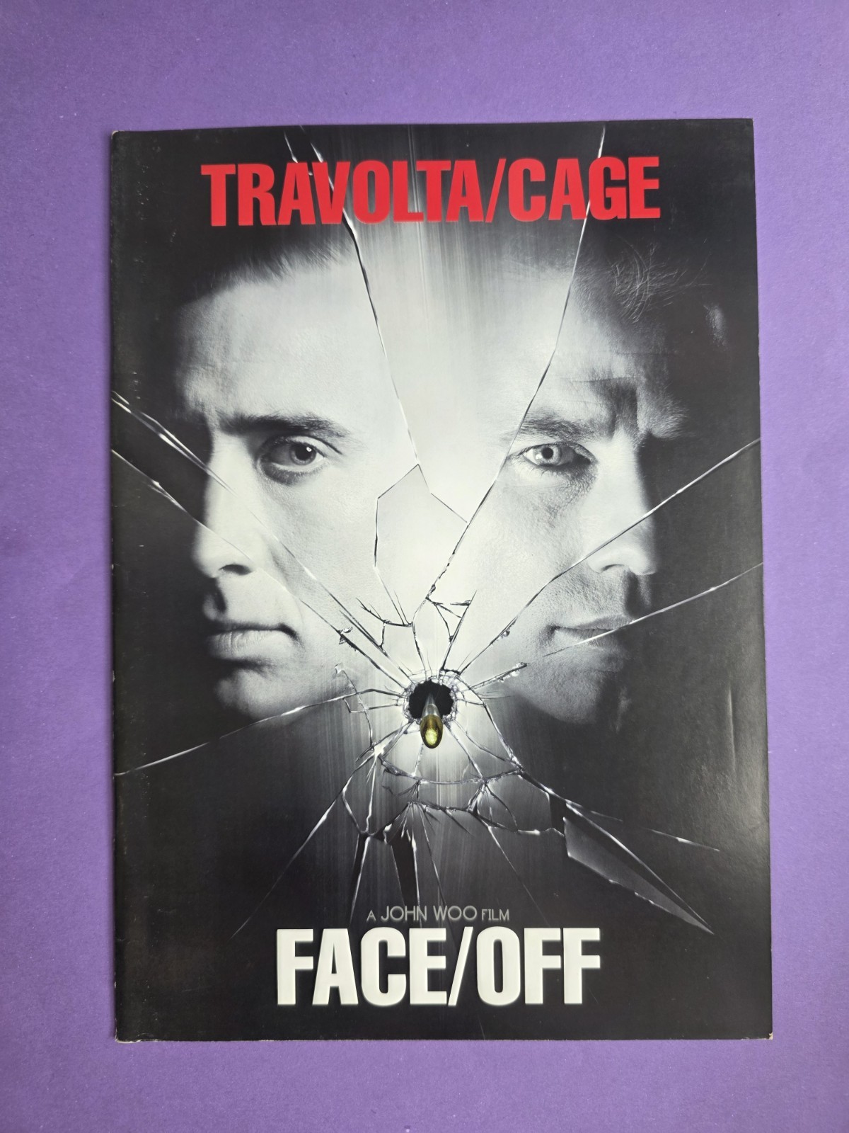 Face/Off (1997) Movie Program John Woo Nicolas Cage John Travolta Joan Allen
