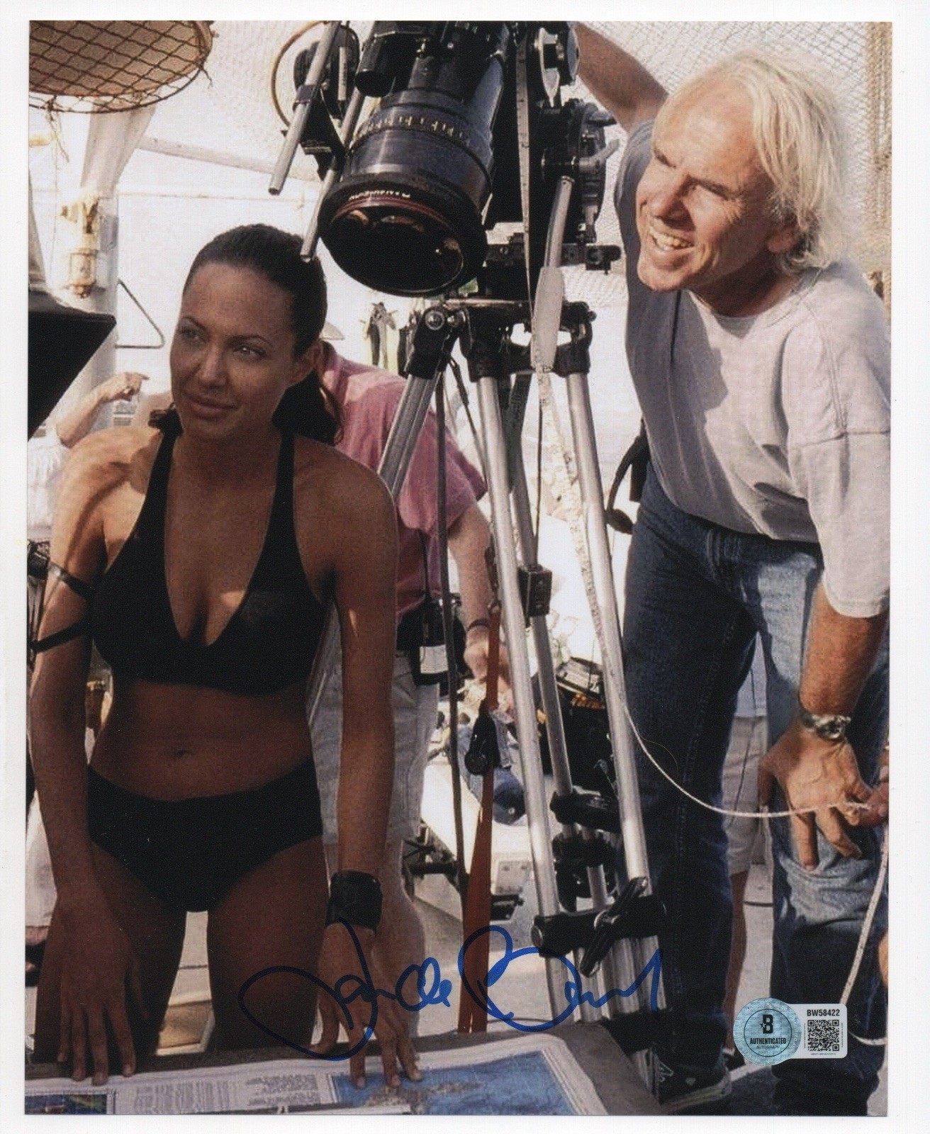 Jan De Bont autographed signed 8×10 photo Beckett BAS COA Director Speed Twister