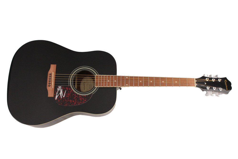 JACKSON RATHBONE SIGNED AUTOGRAPH GIBSON EPIPHONE ACOUSTIC GUITAR – 100 MONKEYS
