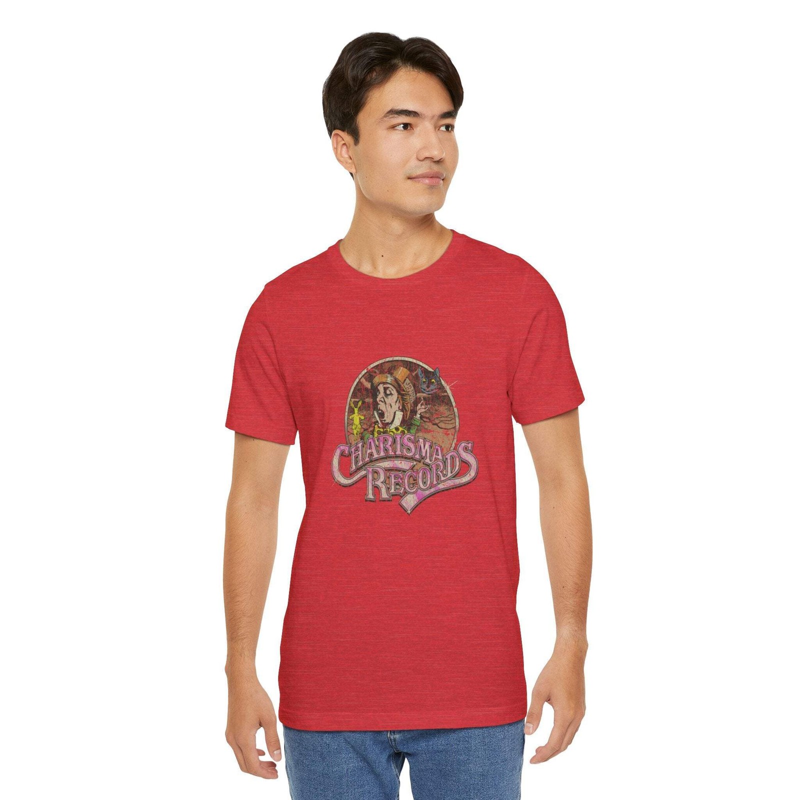 Vintage Charisma Records Label Logo Unisex Jersey Short Sleeve T-Shirt