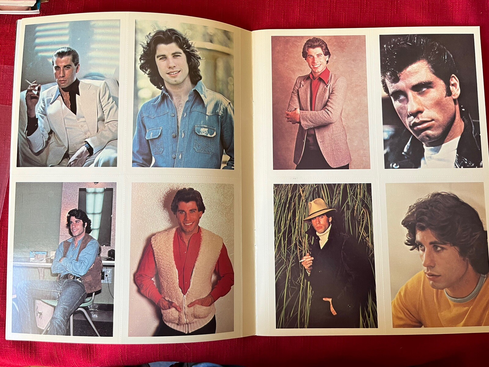 Official 1978 John Travolta Picture Postcard Book GREASE SATURDAY NIGHT FEVER