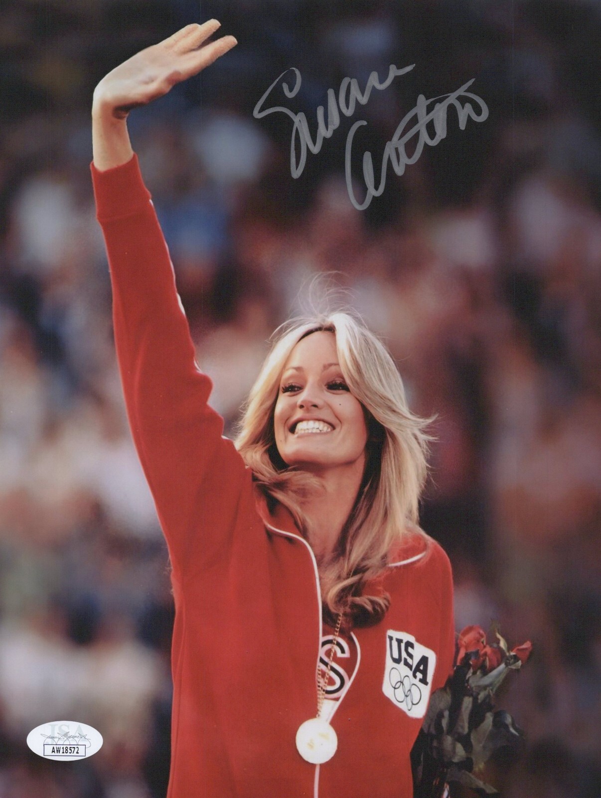 SUSAN ANTON Signed GOLDEN GIRL 8×10 PHOTO Autograph GOLDINE JSA COA CERT