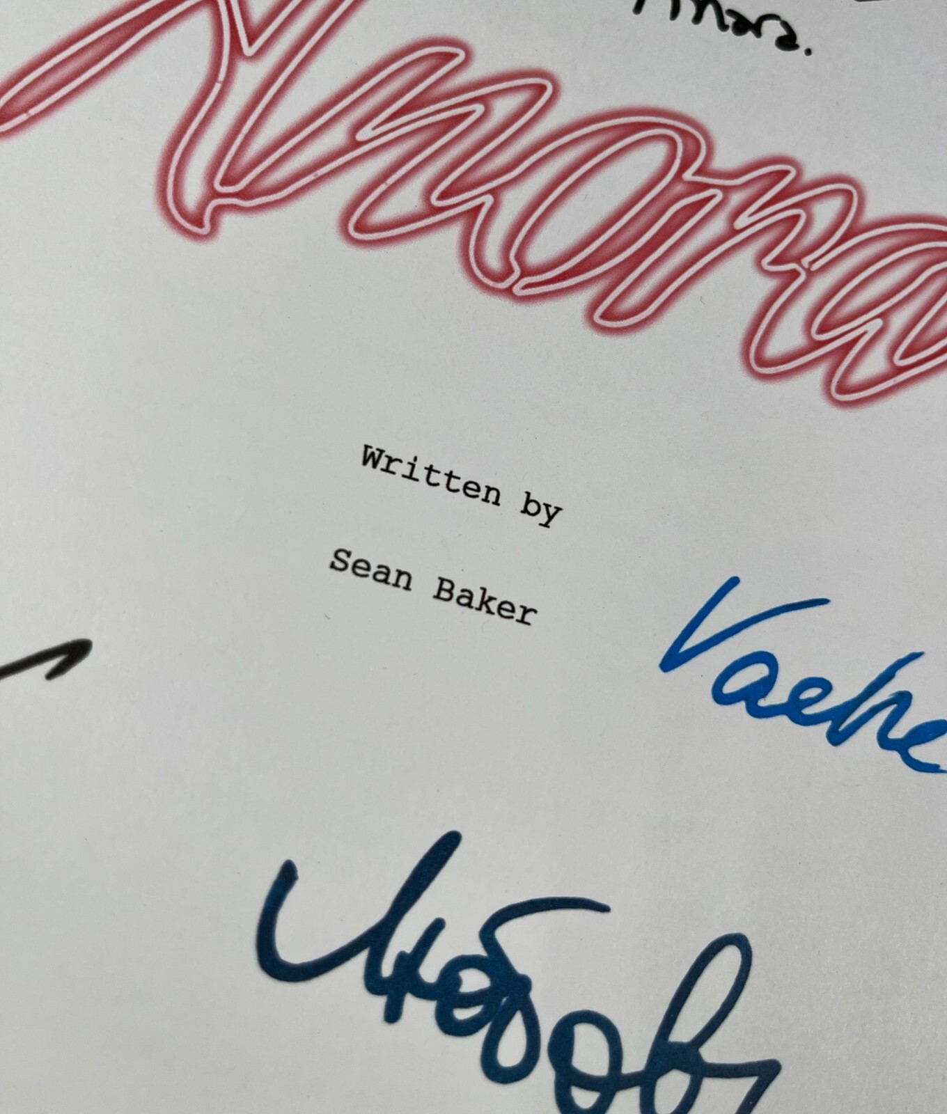 Anora Script Signed- Autograph Reprints- 137 Pages- Mikey Madison