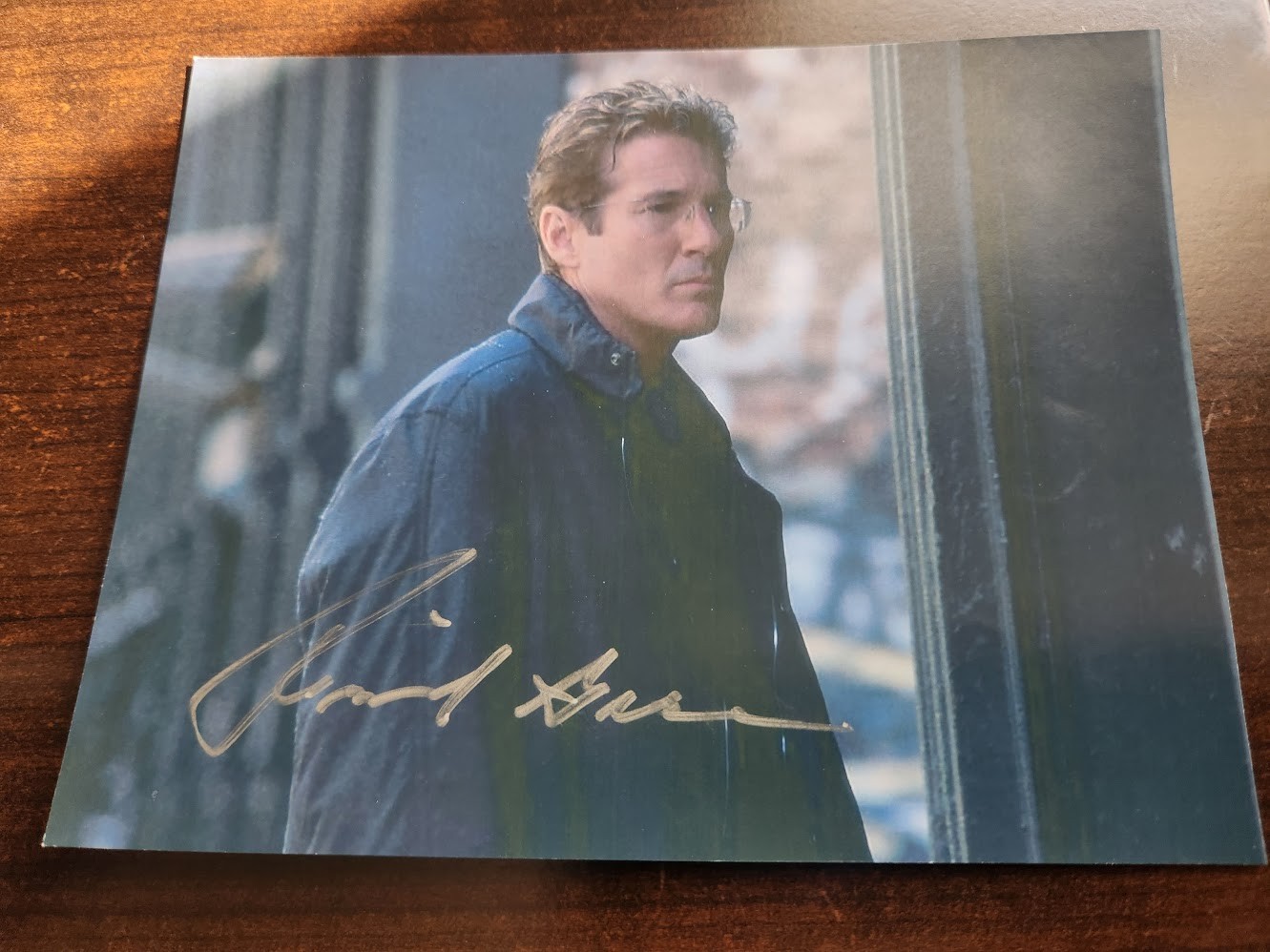 Richard Gere Signed 6.5X5 from the film Unfaithful, Pretty Woman and more