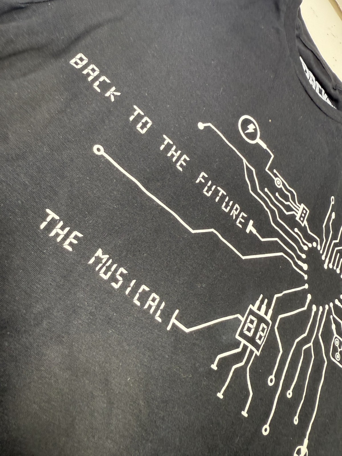 BACK TO THE FUTURE The Musical BROADWAY +Unisex CIRCUIT TEE T-SHIRT+NEW
