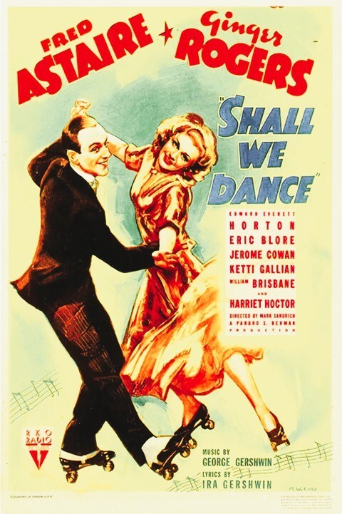 Fred Astaire Shall We Dance Movie Poster Print 17 X 12 Reproduction