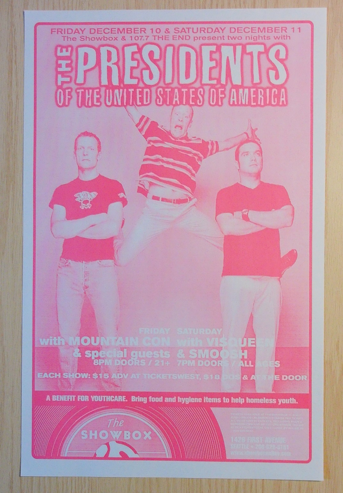 Presidents of the United States of America PUSA Poster 2004 ORG Concert Show F