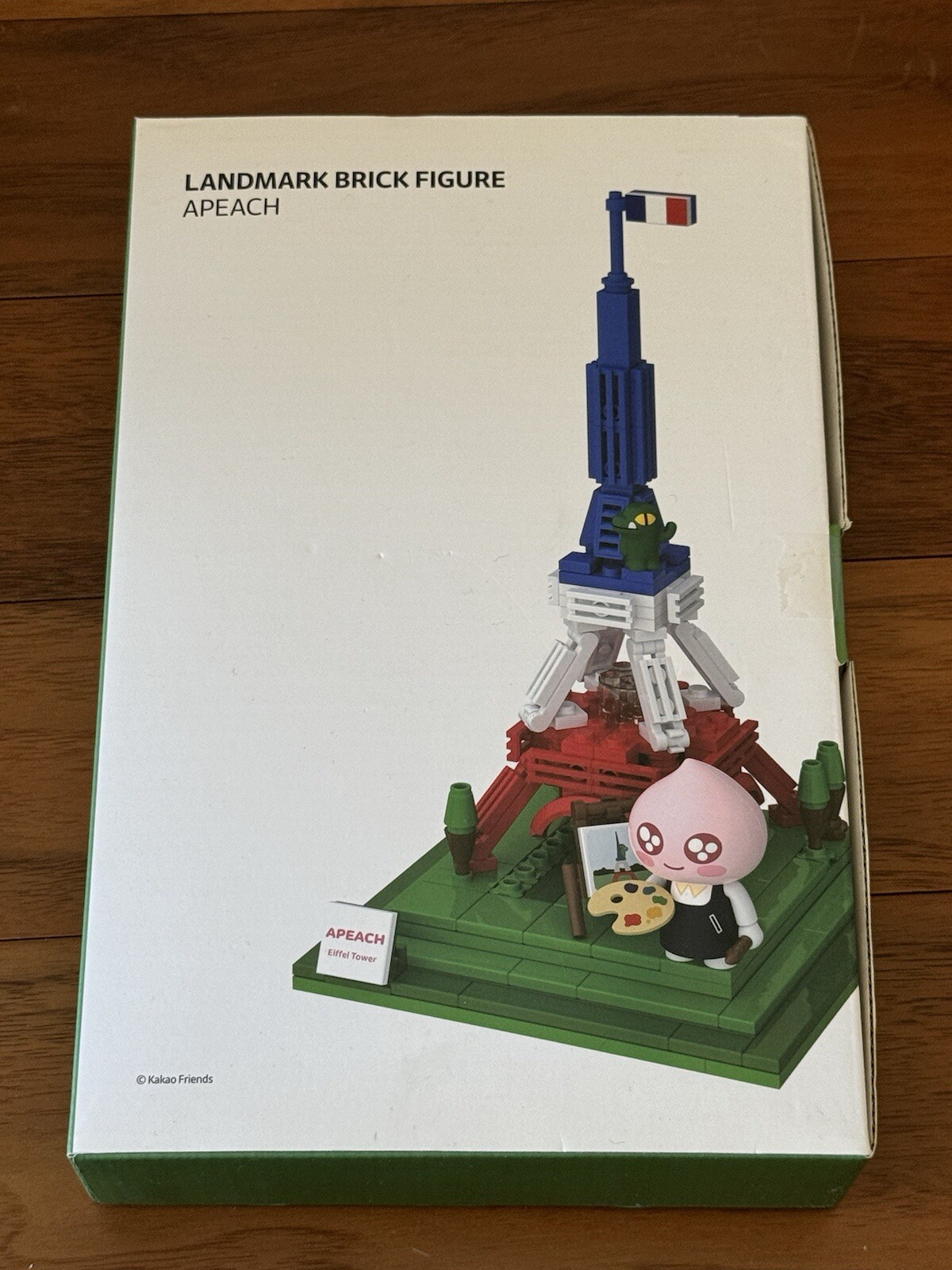 Kakao Friends Landmark Brick Figure Apeach France Eiffel Tower NEW US Seller!