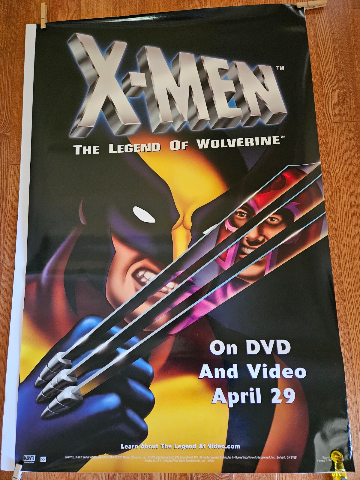 X Men Legend of Wolverine Vintage Poster 27 x40