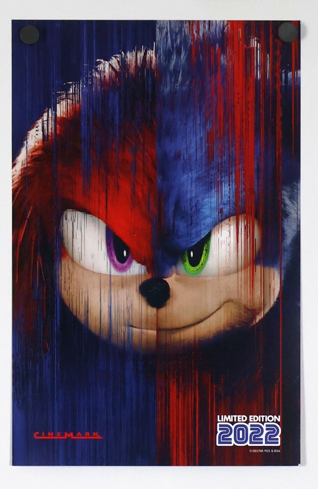 Sonic The Hedgehog 2 original movie poster 12×18 Mini READ Free Ship option 2022