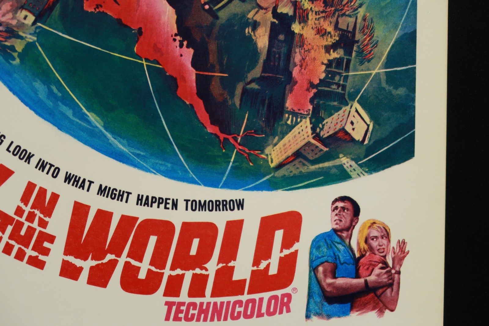 Crack in the World Window Card 1965 Movie Poster 14 x 22 NSS 65/12 Dana Andrews