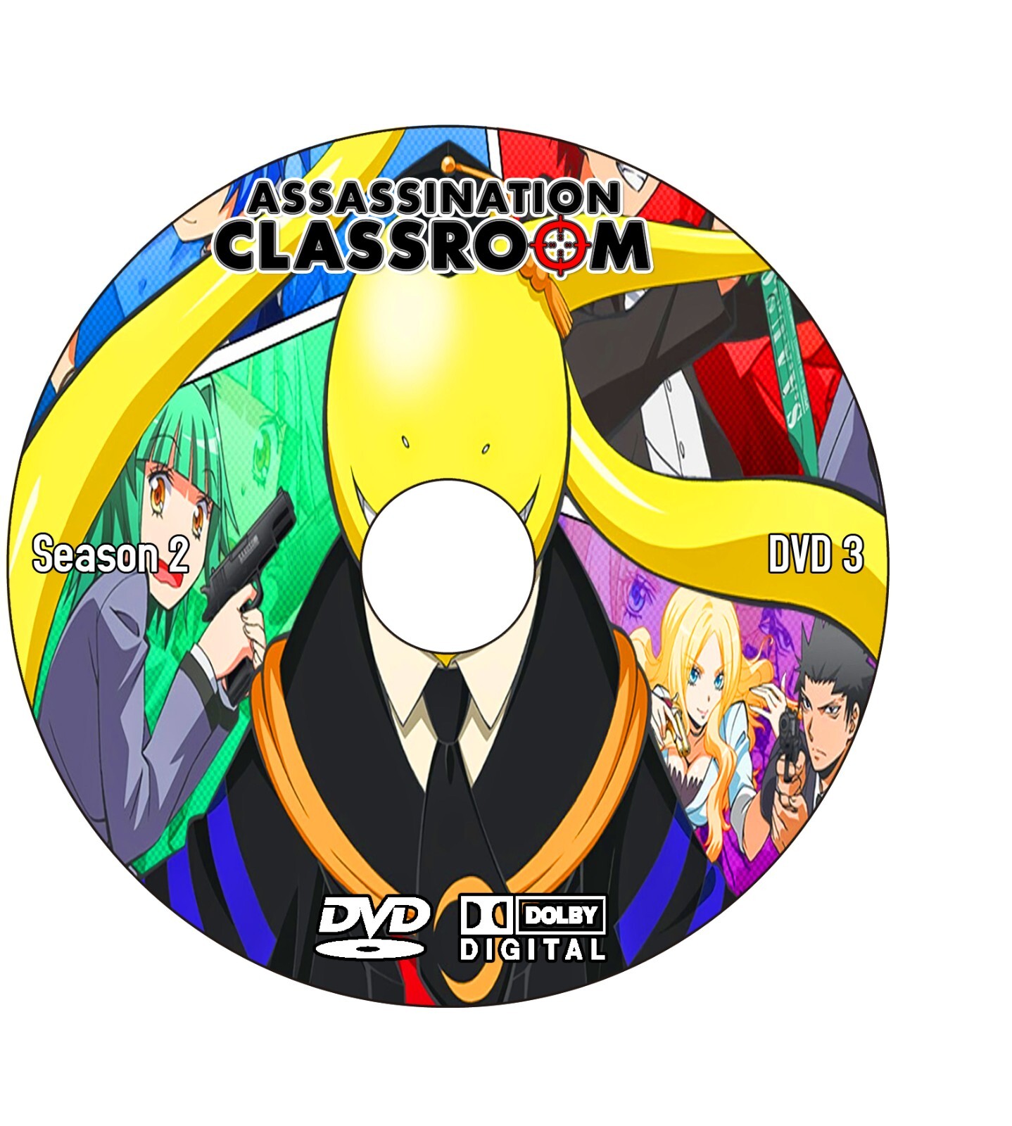ANIME, “ASSASSINATION CLASSROOM”, 1-48 EPISODES, 6 DVD, ENG-AUDIO, 1 BOX, 2016