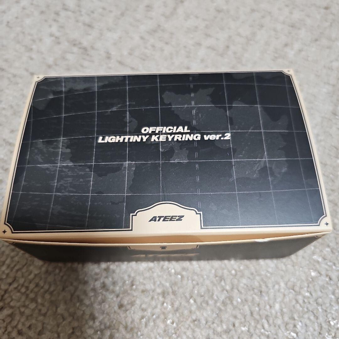 ATEEZ Lightiny Keyring ver.2 Mini Light Key Ring Chain Official K-POP JP USED