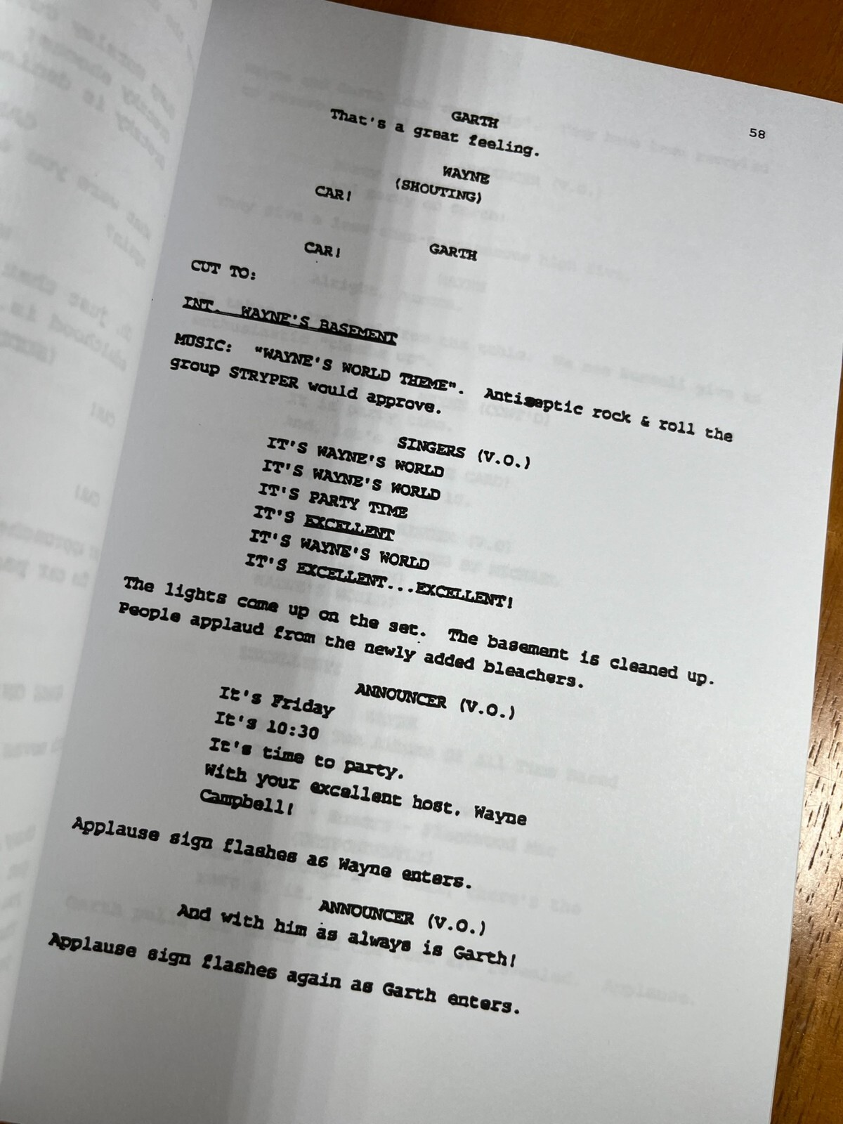 Wayne’s World & Wayne’s World 2 Scripts Signed- Autograph Reprints