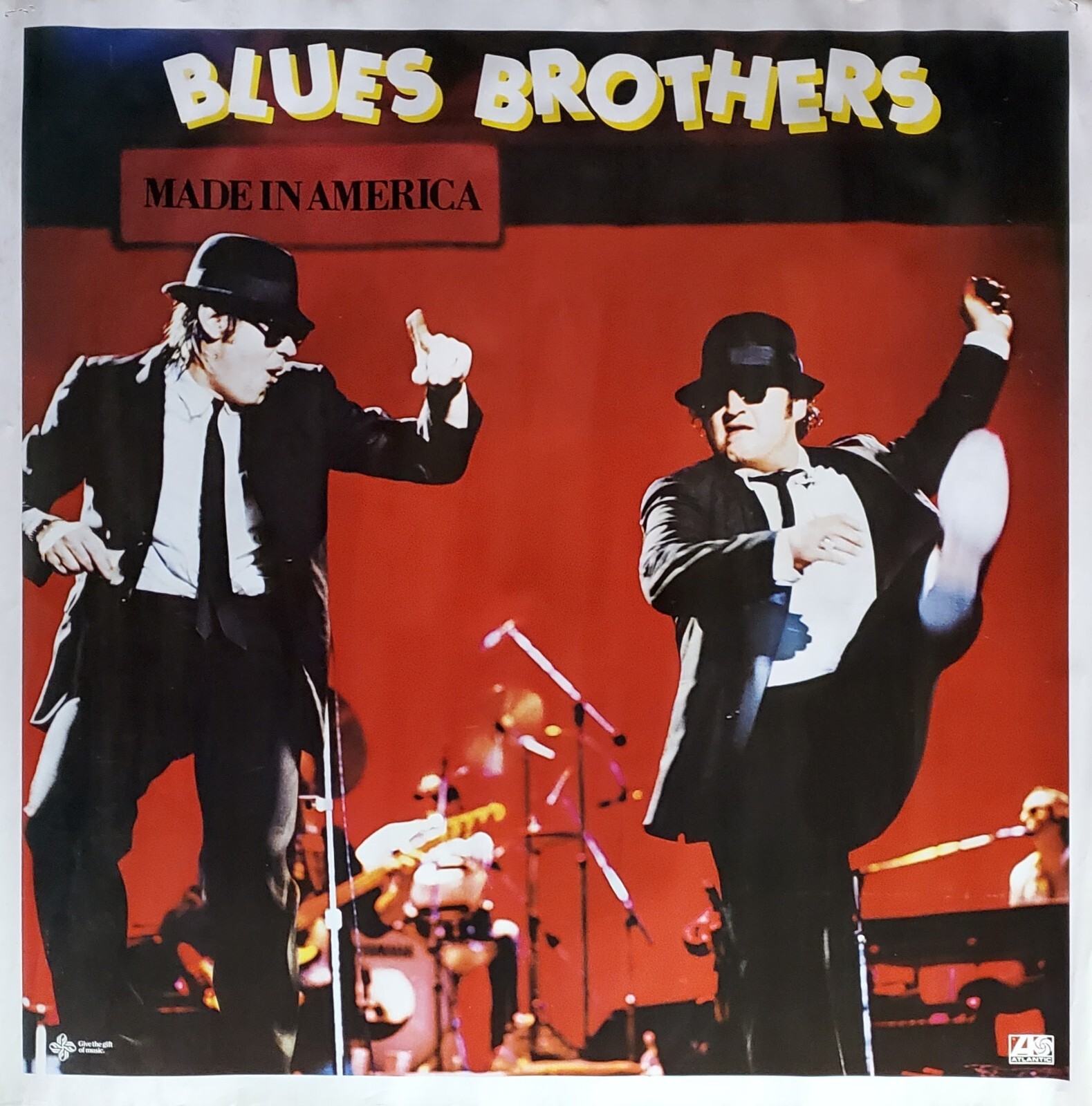Vintage BLUES BROTHERS-“MADE IN AMERICA” PROMO POSTER-ATLANTIC RECORDS-1980 NM