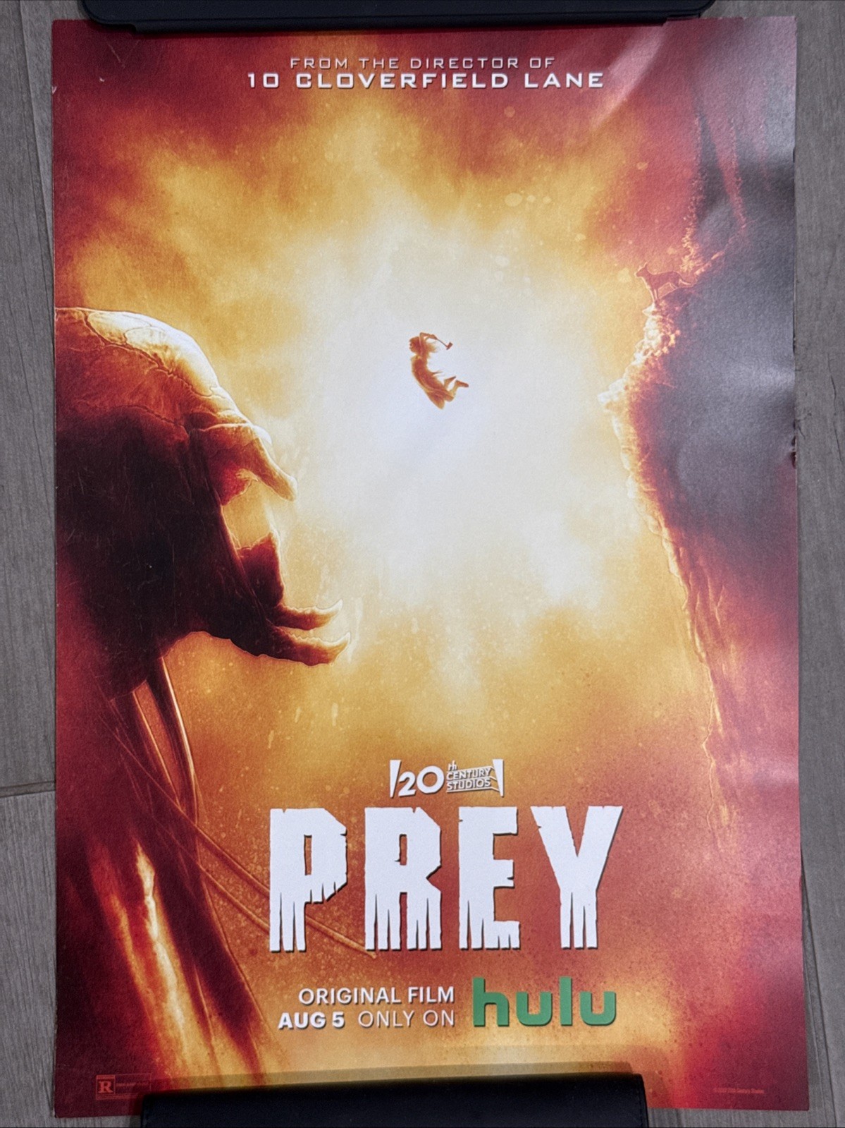SDCC 2022 PREY HULU 13×19 EXCLUSIVE POSTER PREDATOR FRANCHISE THICK Paper STOCK