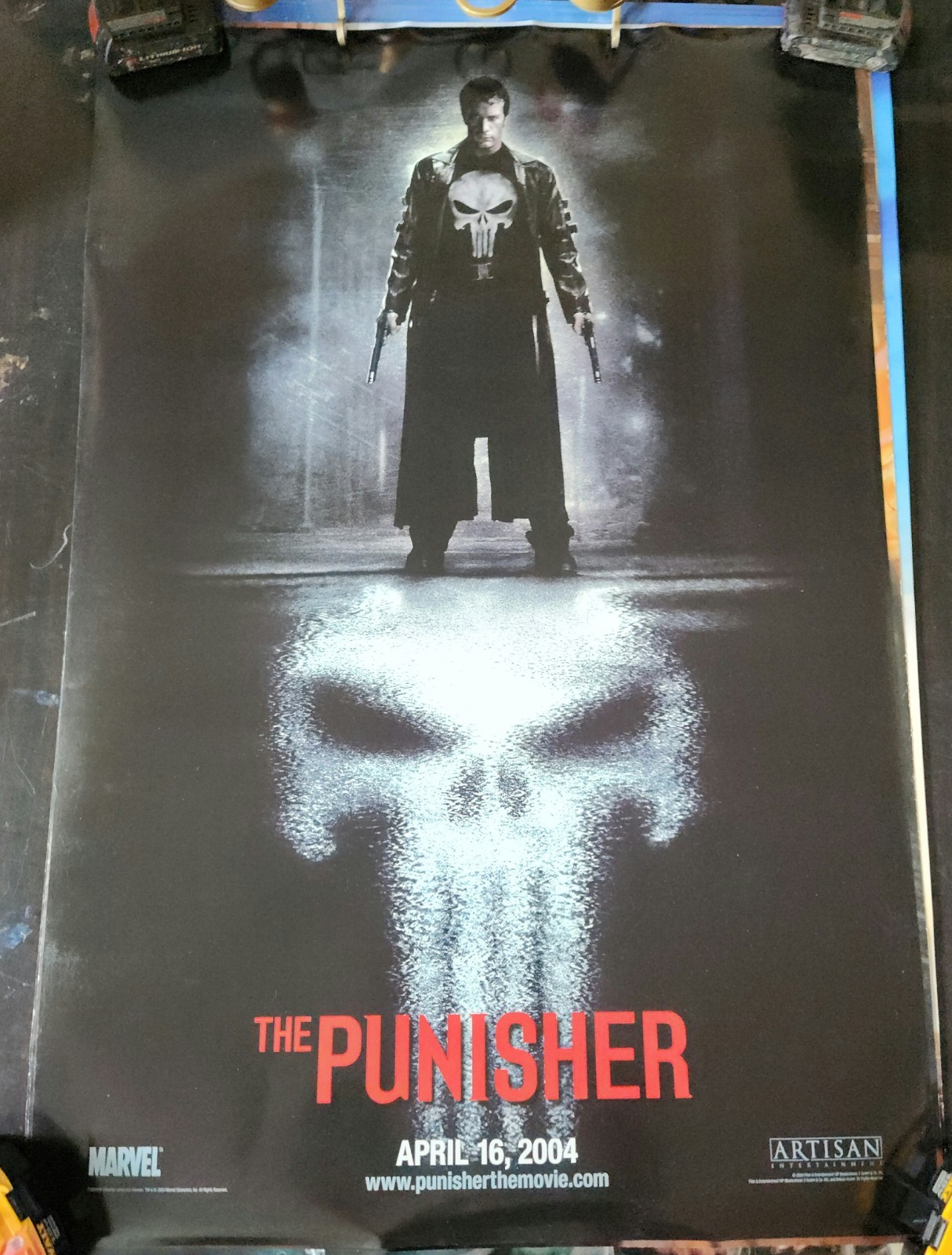 The Punisher (2004) Original Movie Poster 27×40 DS Rolled Marvel Thomas Jane