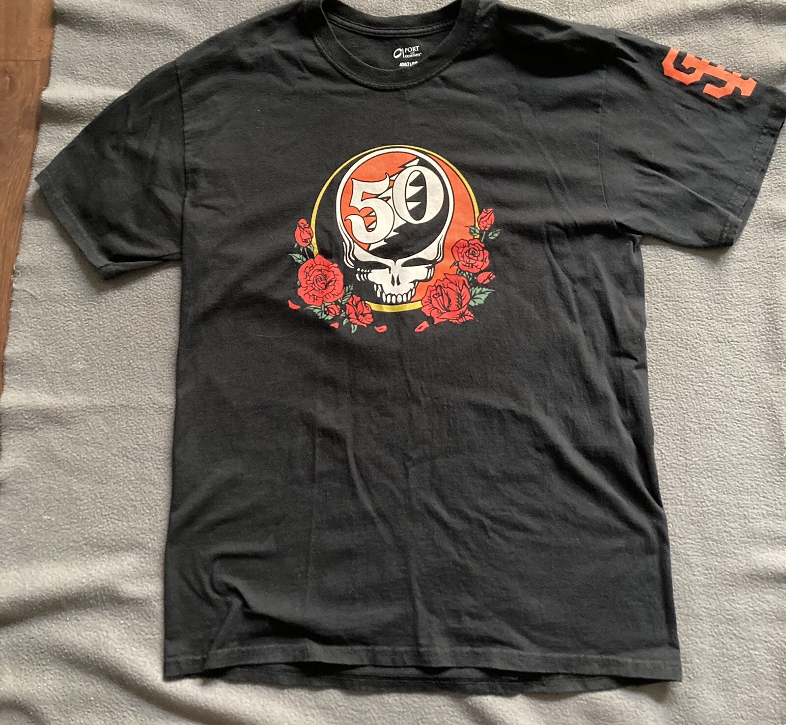 Grateful Dead Shirt San Francisco SF Giants Baseball MLB 50 2015 L #65