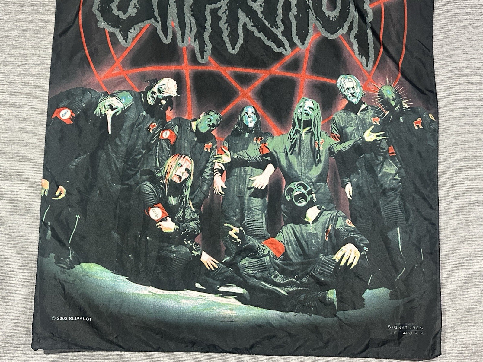 Slipknot Fabric Poster Flag Vintage 2002 40×30 Rare