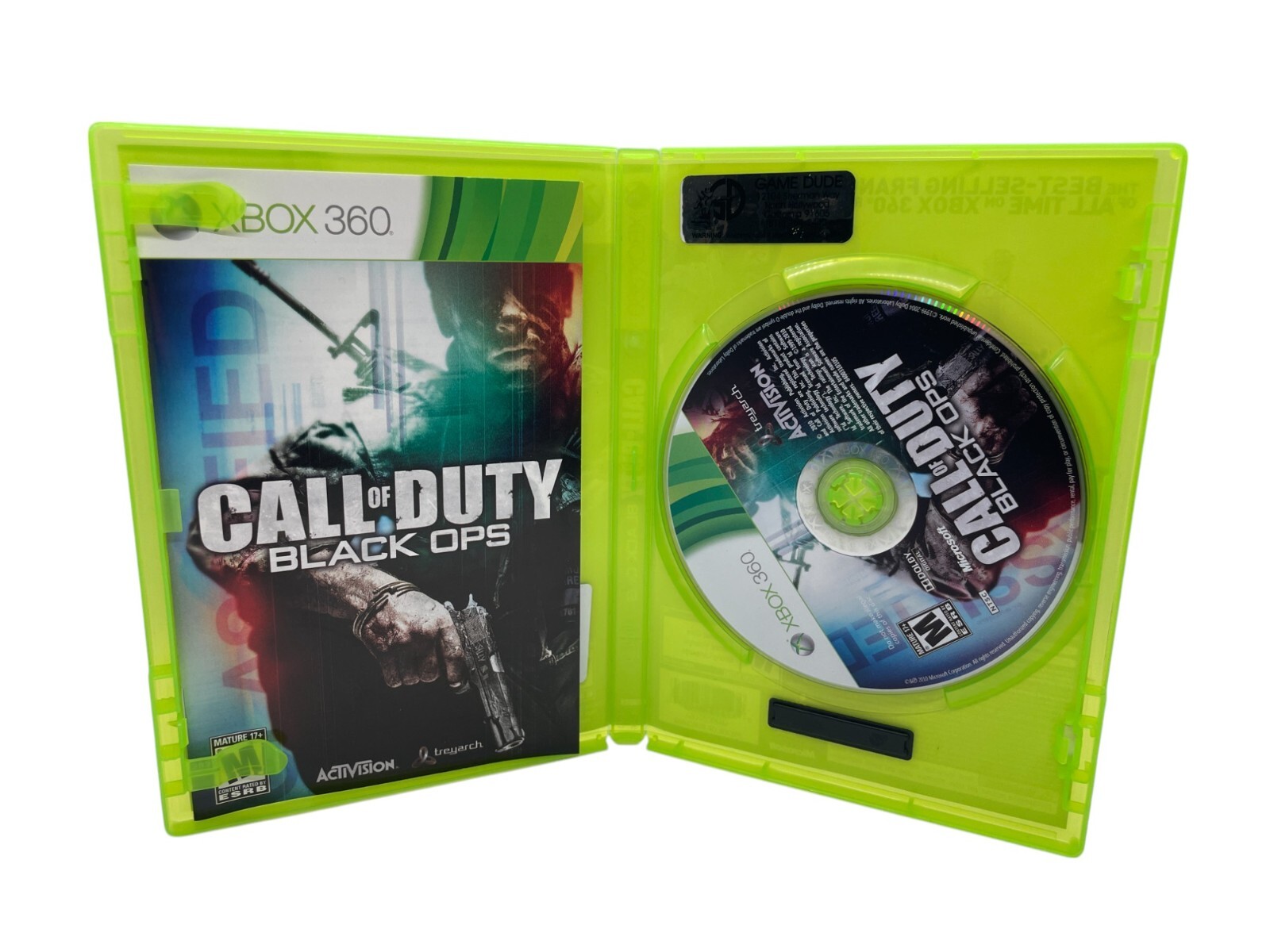 James C. Burns Signed Call of Duty Black Ops Xbox 360 Game “Woods” Auto JSA COA