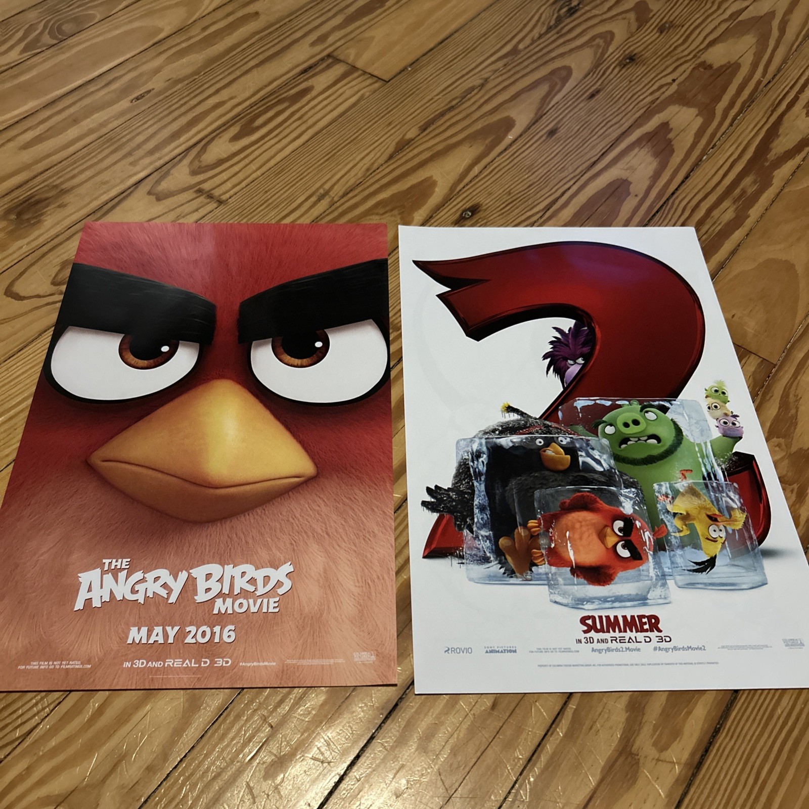 The Angry Birds Movie 1 And 2 11 X 17 Promo Poster