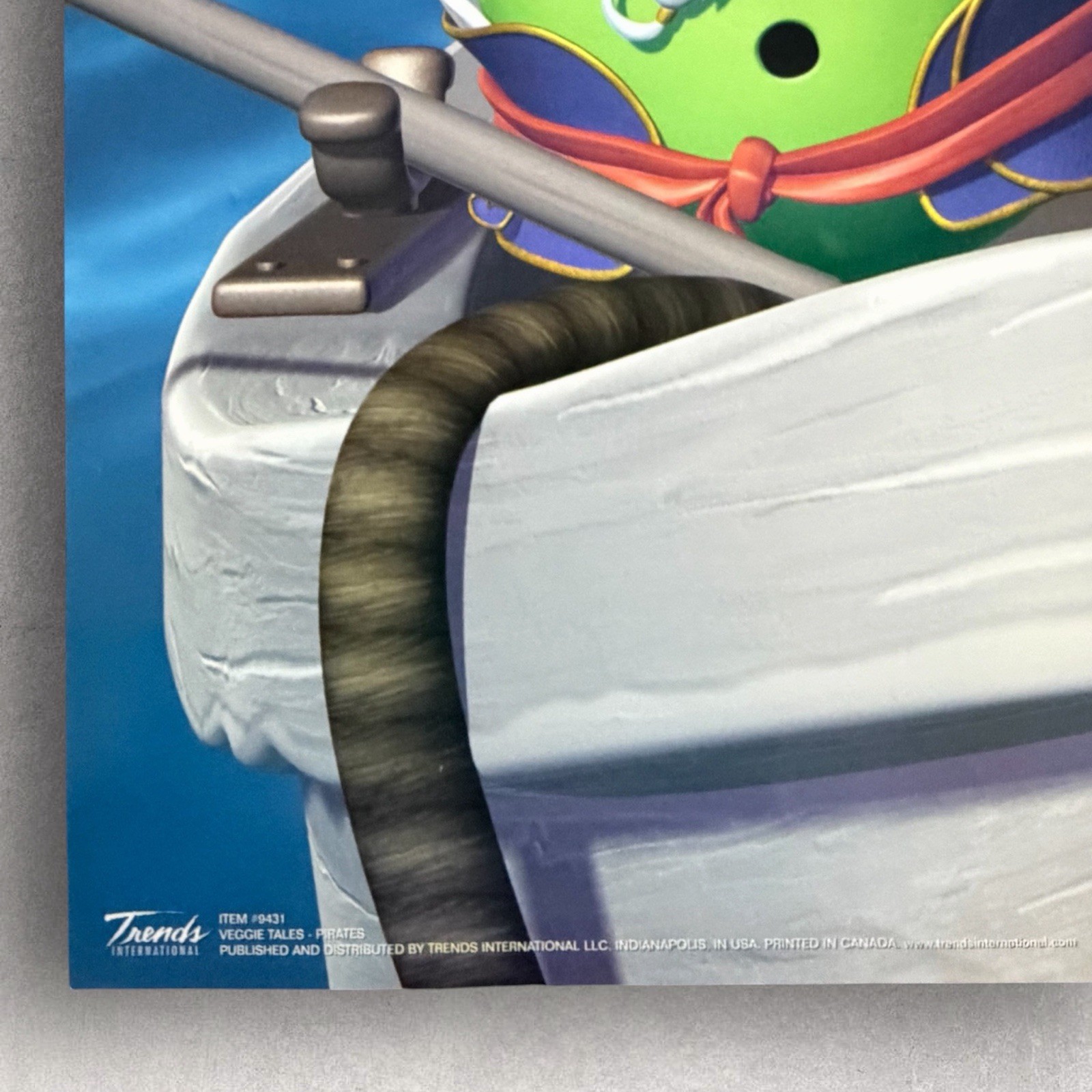 Vintage The Pirate Who Don’t Do Anything A VeggieTales Movie Poster ©️2007 34×22