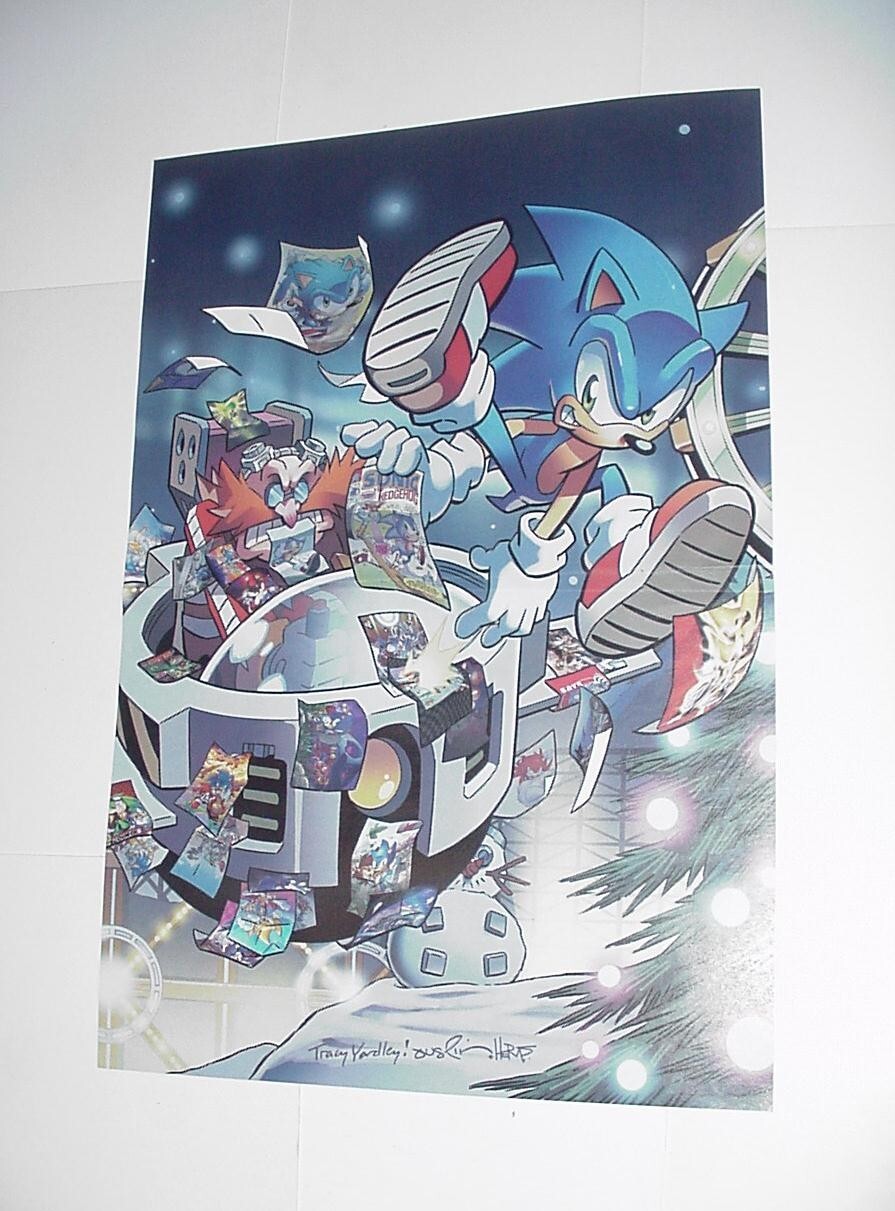 Sonic the Hedgehog Poster #20 Merry Christmas Dr Robotnik Ha! Movie 2 Jim Carrey