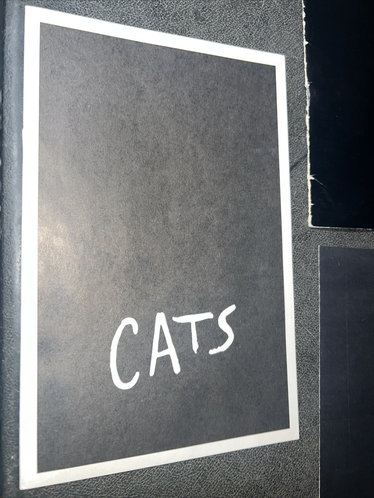 Cats The Musical Program 1981 Vintage w/ Cast Fold Out & Handout