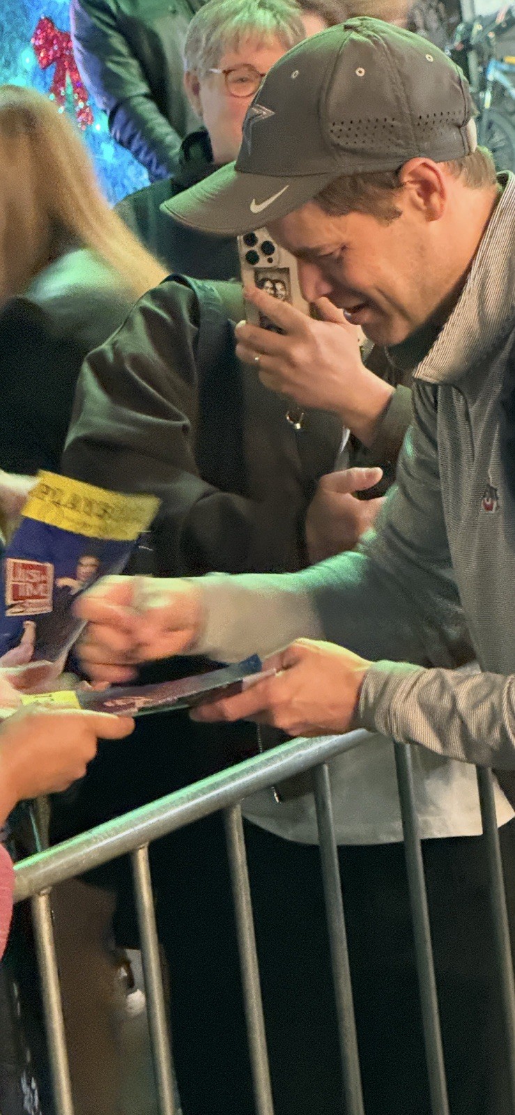 Jeremy Jordan Just In Time signed 2026 Broadway Playbill Autograph