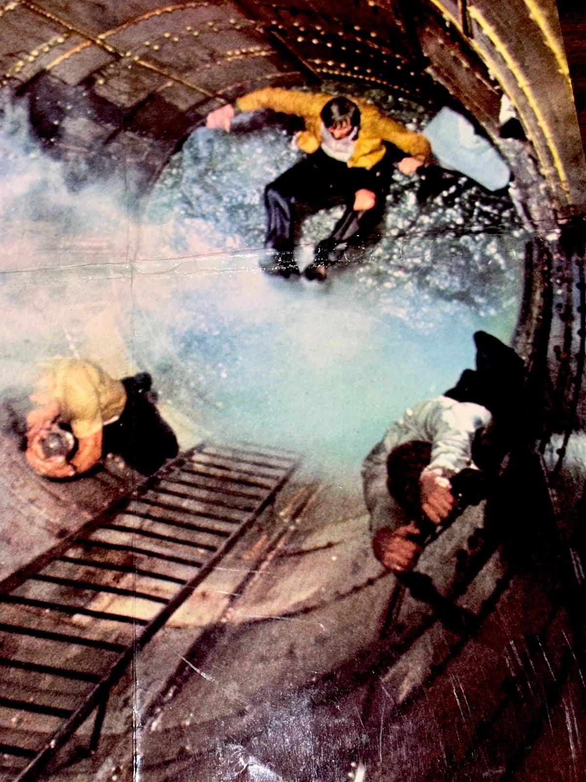 Rare Original 1972 The Poseidon Adventure Studio Poster -Fox Theatrical Display