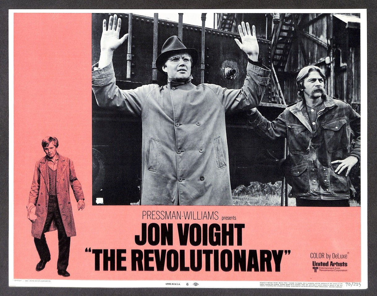 THE REVOLUTIONARY, mint original 1970 LC set, JON VOIGHT, political drama